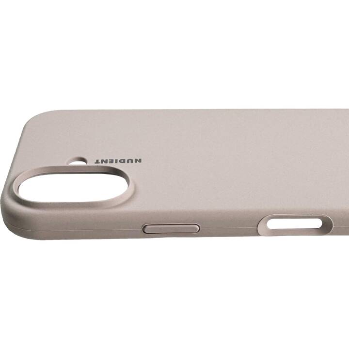 NUDIENT Backcover MagSafe Base (iPhone 16, Sandstone)