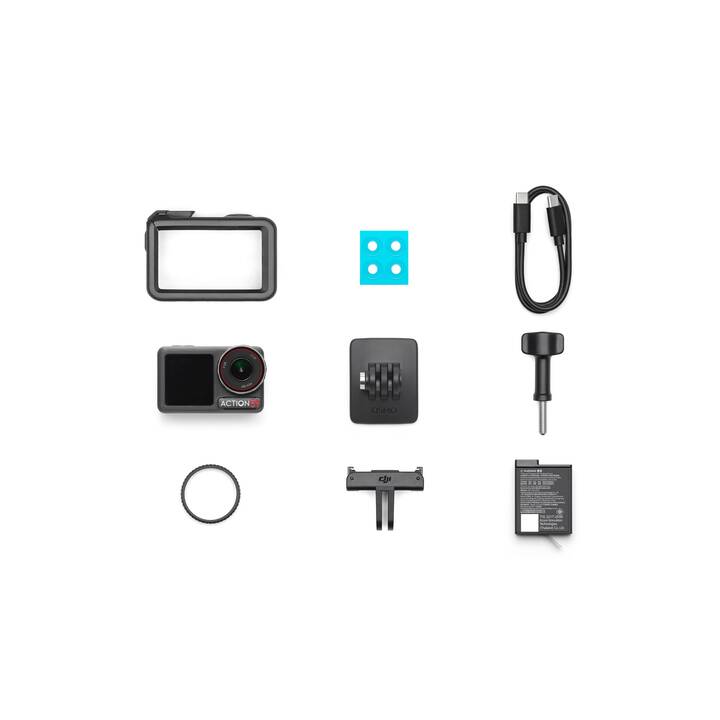 DJI Osmo Action 5 Pro Standard Combo  (3840 x 2880, Schwarz)