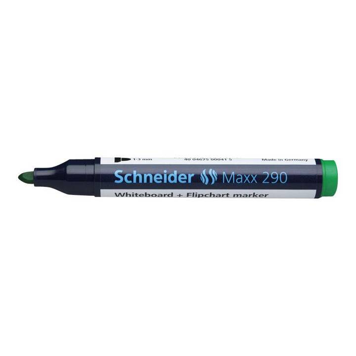 SCHNEIDER Marcatori di lavagna Maxx 290 (Verde, 1 pezzo)