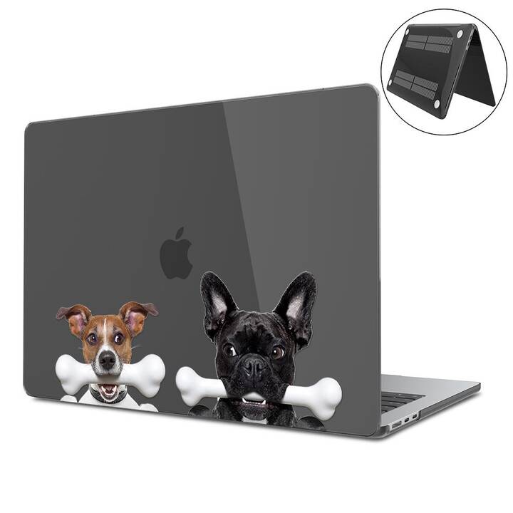 EG Hardcase (Macbook Air 15" M3 2024, Hunde, Transparent)