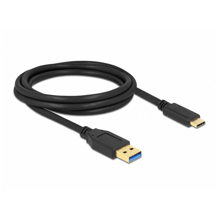 DELOCK USB-Kabel (USB Typ-A, USB-C, 2 m)