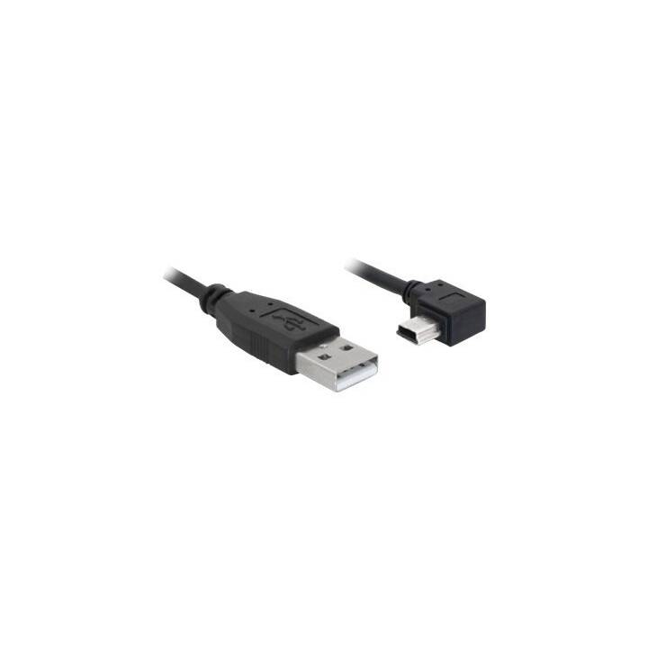 DELOCK USB-Kabel (USB 2.0 Typ-A, Mini USB 2.0 Typ-B, 2 m)