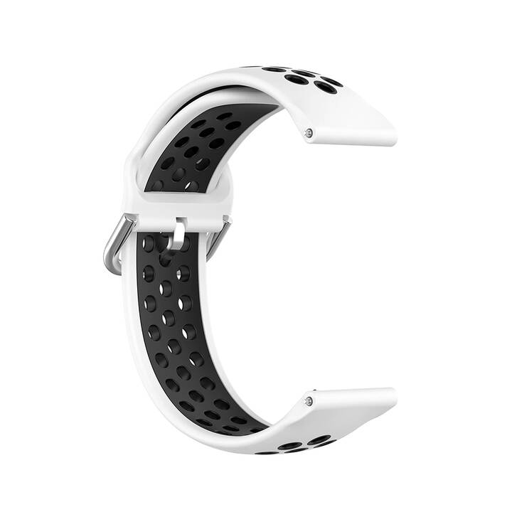 EG Cinturini (Samsung Galaxy Galaxy Watch4 Classic 42 mm, Nero, Bianco)