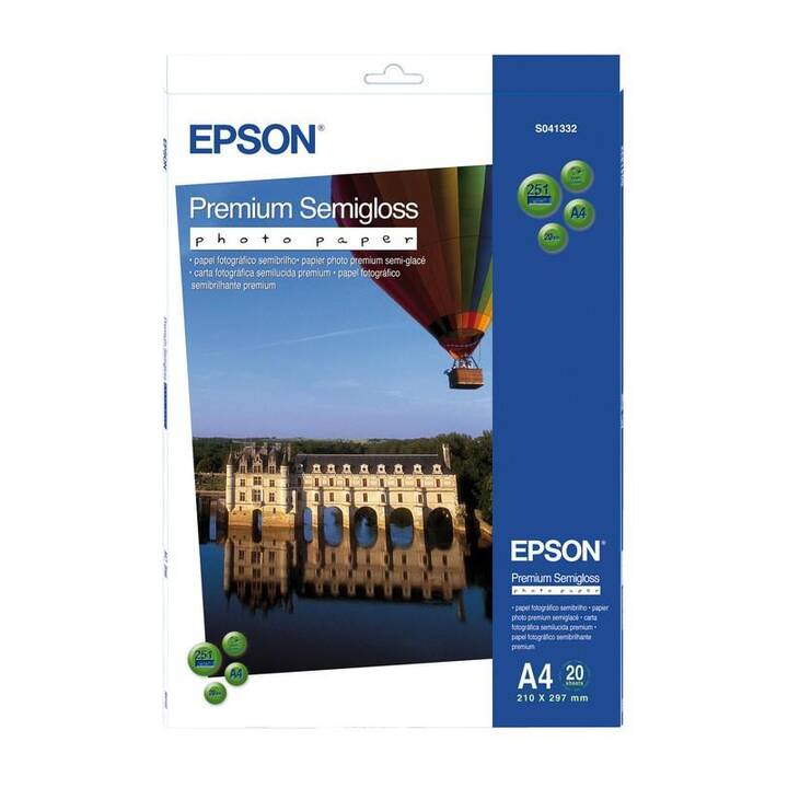 EPSON Premium Carta fotografica (20 foglio, A4, 251 g/m2)