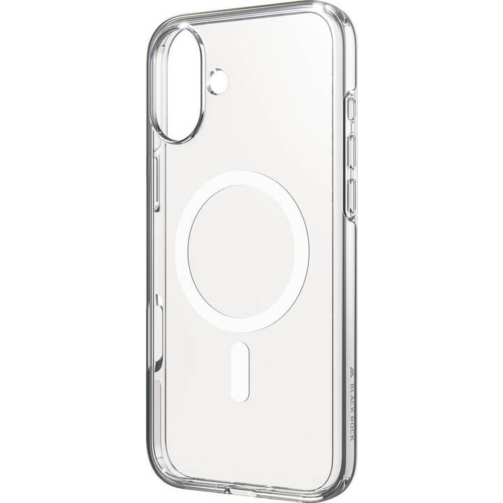 BLACK ROCK Backcover MagSafe Mag Clear Case (iPhone 16 Plus, Senza motivo, Transparente)