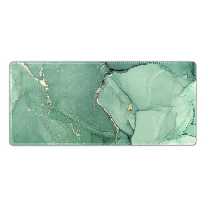 EG Tischset (90x40cm) - grün - marmor
