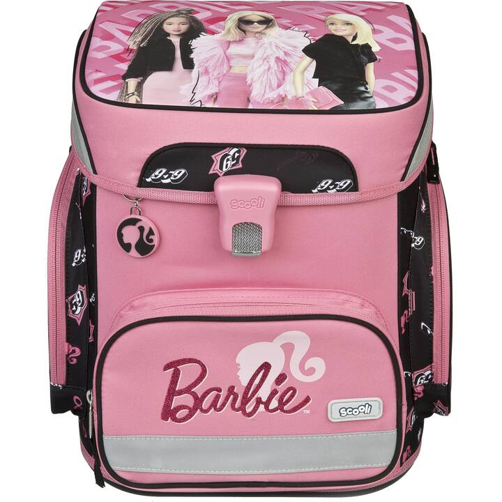 SCOOLI Set di borse Barbie (18 l, Nero, Rosa)