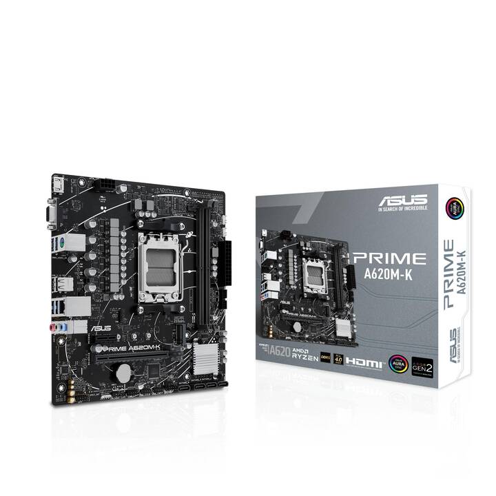 ASUS Prime A620M-K (AM5, AMD A620, Micro ATX)