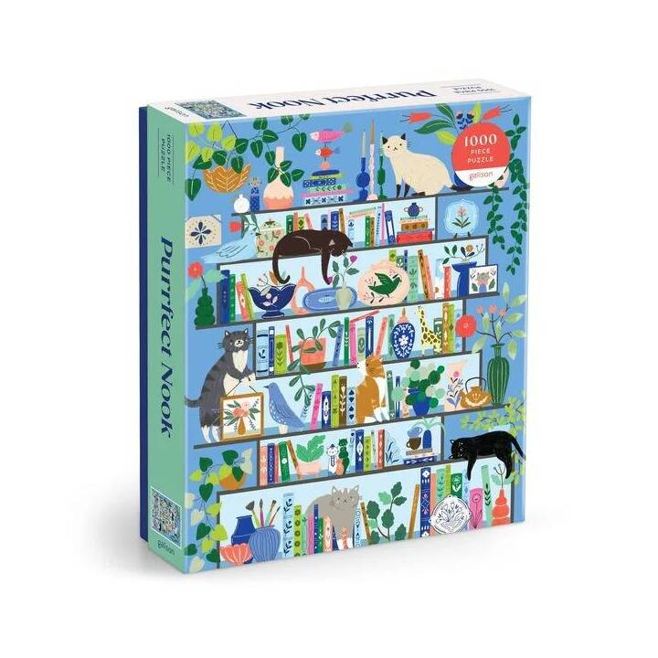 ABRAMS & CHRONICLE BOOKS Purrfect Nook Puzzle (1000 Stück)