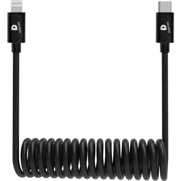 DEQSTER Kabel (Lightning, USB Typ-C, 0.8 m)