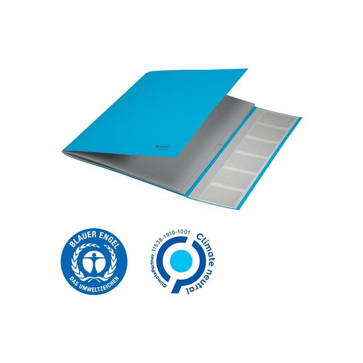 LEITZ Ordnungsmappe Recycle (Blau, A4, 1 Stück)