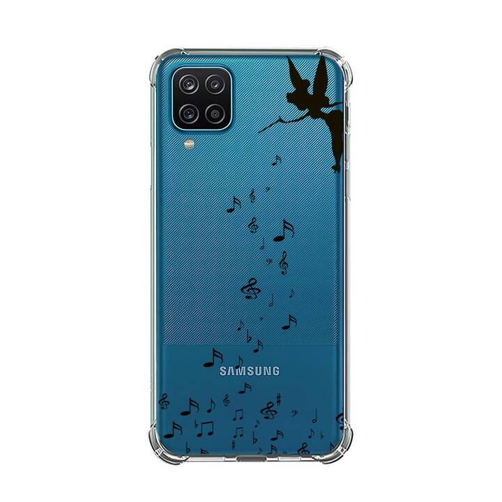 EG Backcover (Galaxy A12, Musik, Transparent)