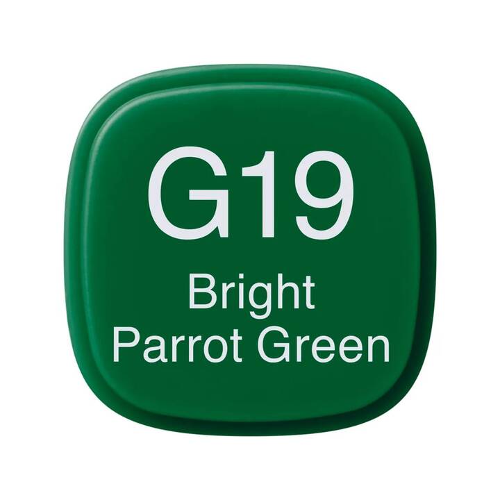 COPIC Grafikmarker Classic G19 Bright Parrot Green (Grün, 1 Stück)