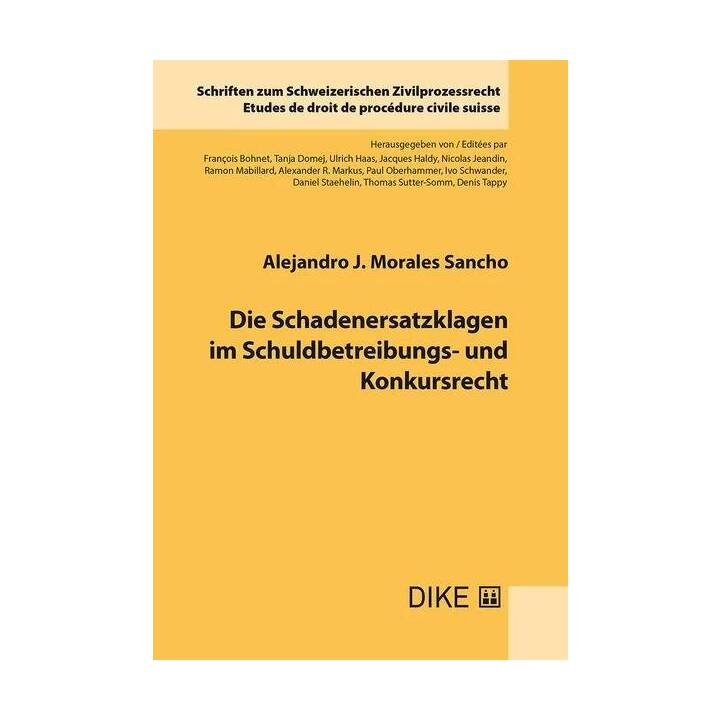 Die Schadenersatzklagen im Schuldbetreibungs- und Konkursrecht