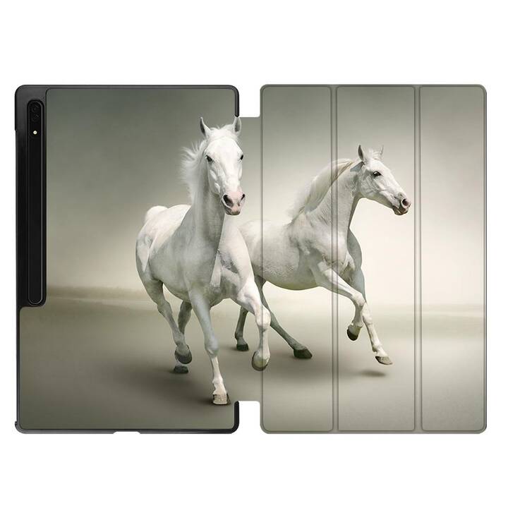 EG Custodia (11", Galaxy Tab S9, Cavallo, Grigio)