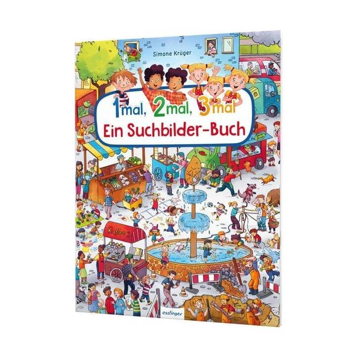 1mal, 2mal, 3mal - Ein Suchbilder-Buch. Suchen, Zählen, Spasshaben ab 4 Jahren