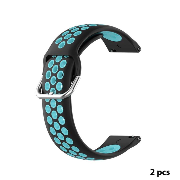 EG Bracelet (Samsung Galaxy Galaxy Watch4 40 mm, Noir, Bleu)