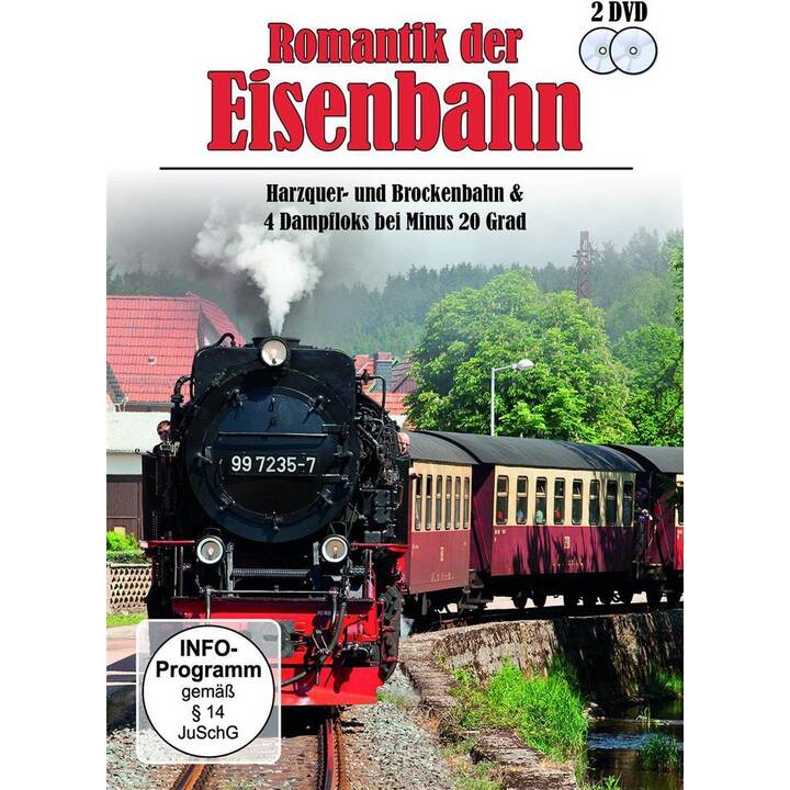 Romantik der Eisenbahn - Harzquer- und Brockenbahn & 4 Dampfloks bei Minus 20 Grad (DE)