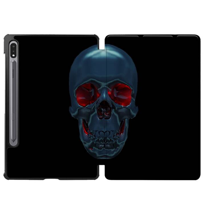 EG coque pour Samsung Galaxy Tab S8 11" (2022) - noir - tête de mort