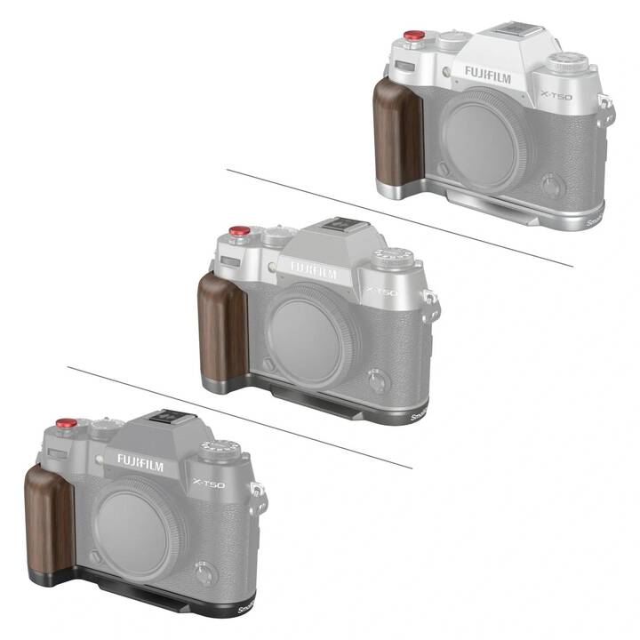 SMALLRIG L-Shape Impugnatura della macchina fotografica (Grigio argento, Argento)