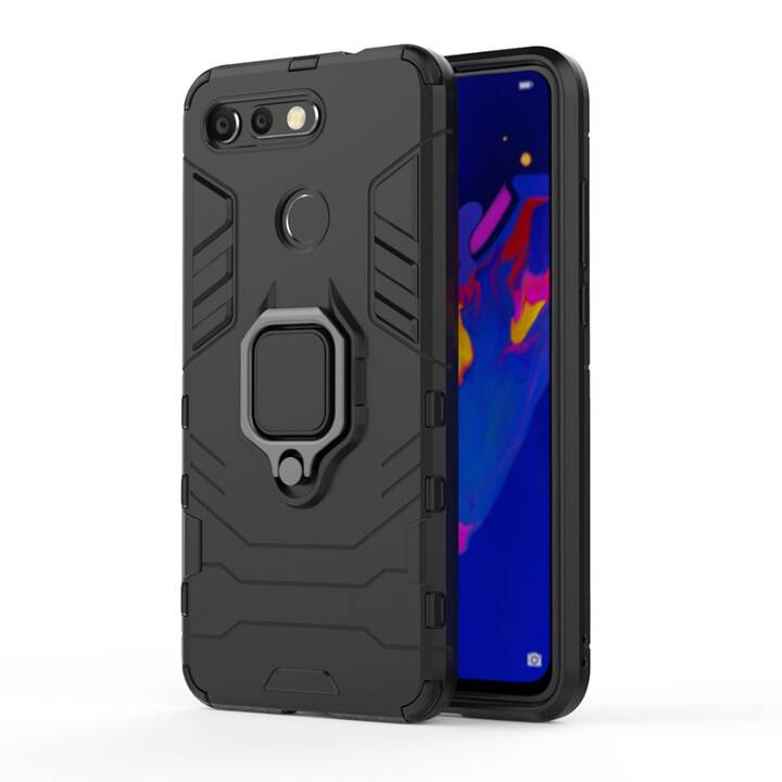 EG MORNRISE coque avec anneau magnétique pour Samsung Galaxy A40 5.9" 2019 - Noir