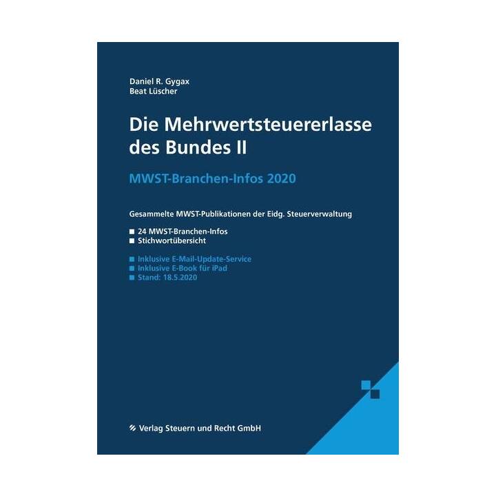 Die Mehrwertsteuererlasse des Bundes II