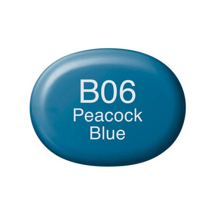COPIC Grafikmarker Sketch B06 Peacock Blue (Blau, 1 Stück)