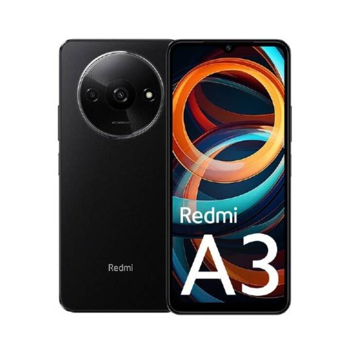 XIAOMI Redmi A3 (64 GB, Schwarz, 6.71", 8 MP)