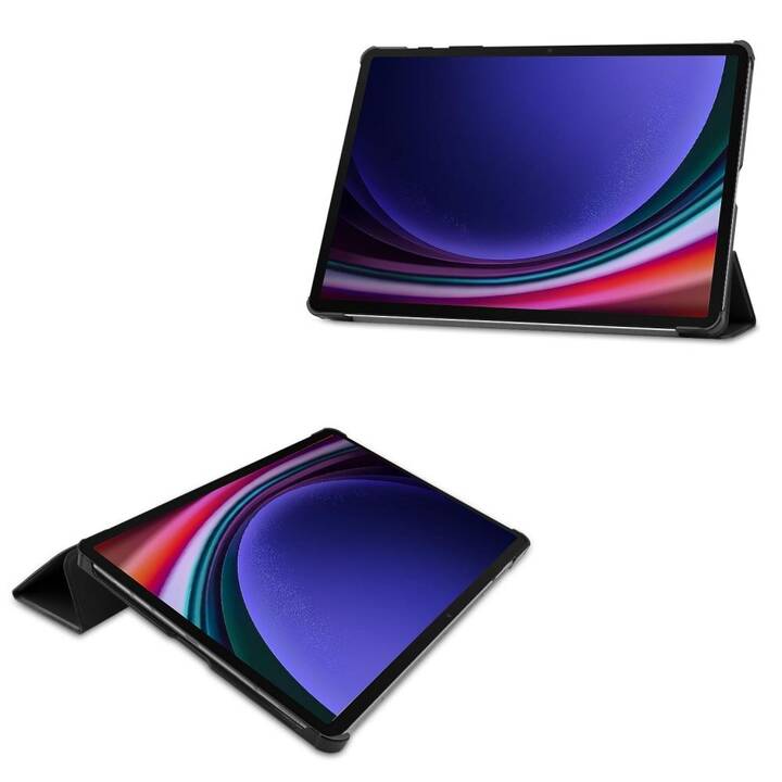 EG Housse (12.4", Galaxy Tab S9+, Noir)