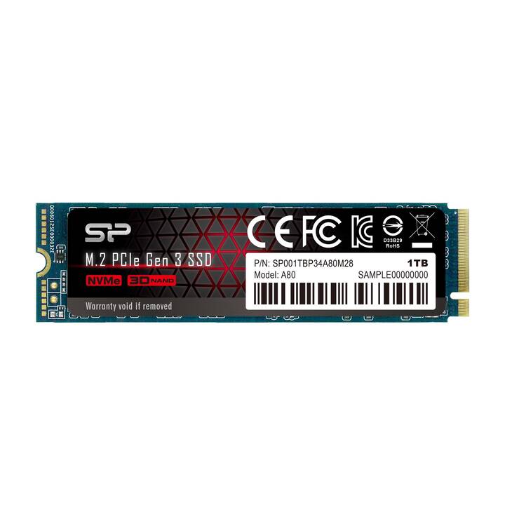 SILICON POWER P34A80 (PCI Express, 1000 GB)