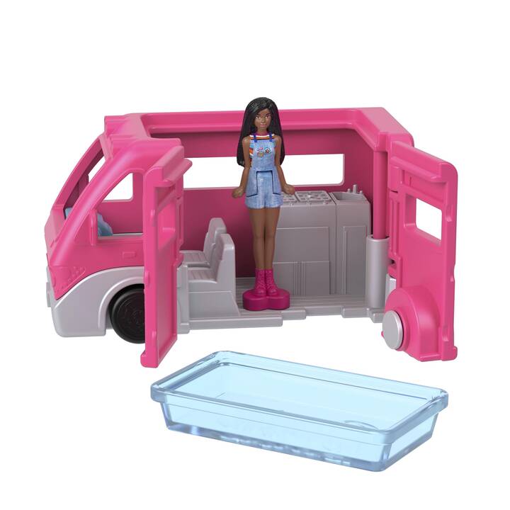 BARBIE Mini BarbieLand Camper Carrozzina della bambola (Multicolore)