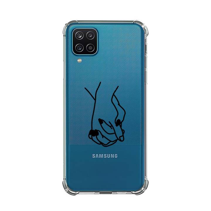 EG Backcover (Galaxy A12, Art, Transparent)