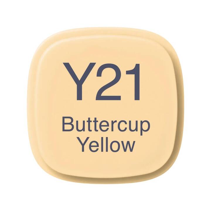 COPIC Marqueur de graphique Classic Y21 Buttercup Yellow (Jaune, 1 pièce)