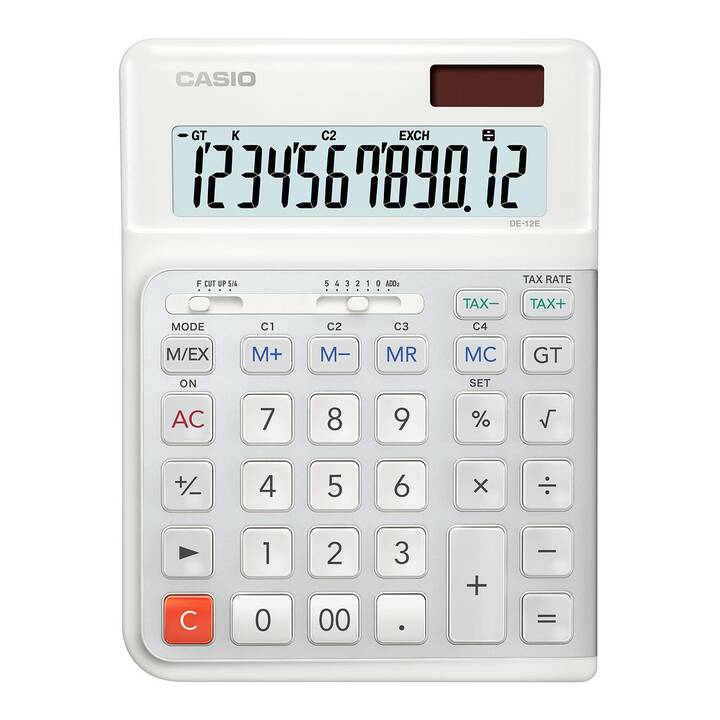 CASIO  DE-12E-WE Calcolatrici da tascabili