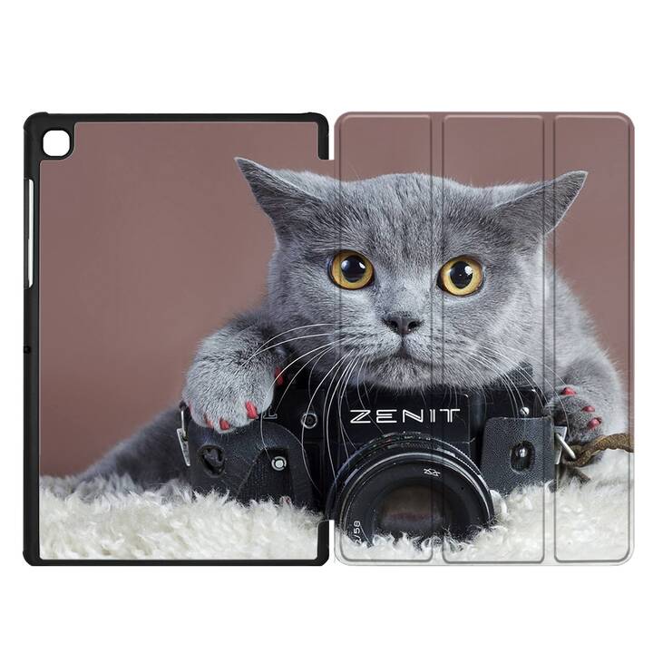 EG coque pour Samsung Galaxy Tab A7 Lite 8.7" (2021) - gris - chats