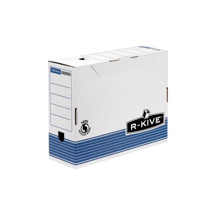 FELLOWES R-Kive Prima Archivbox (A4, Blau, Weiss)