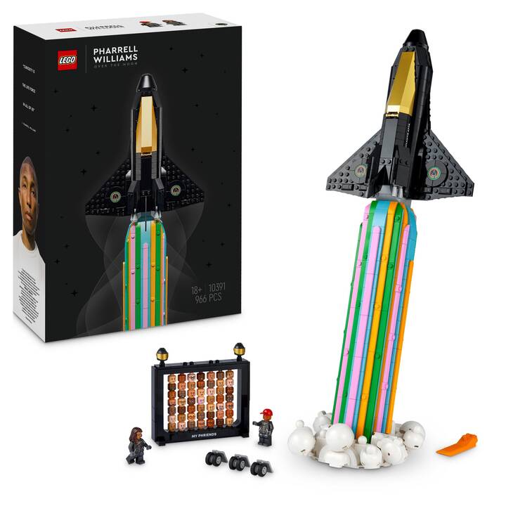 LEGO Moments Über dem Mond mit Pharrell Williams (10391, seltenes Set)
