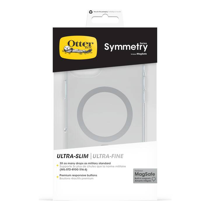 OTTERBOX Backcover MagSafe Symmetry (iPhone 16 Plus, Transparente)