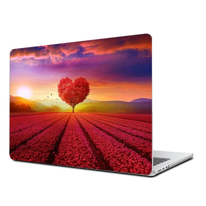 EG Hardcase (MacBook Air 13" M2 2022, Paesaggio, Rosso)