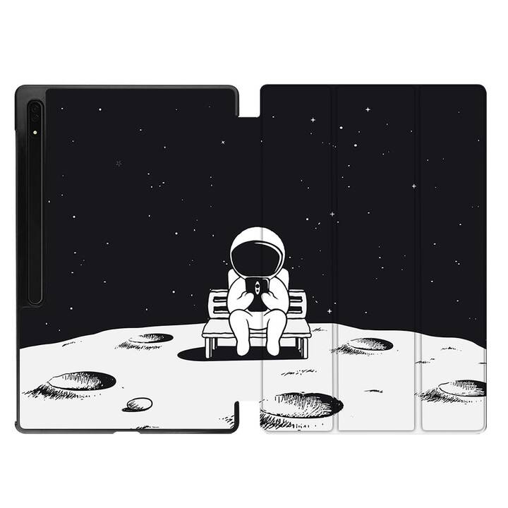 EG Schutzhülle (11", Galaxy Tab S9, Astronaut, Schwarz)