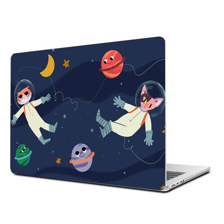 EG Coque rigide (MacBook Air 13" M2 2022, Astronaute, Multicolore)