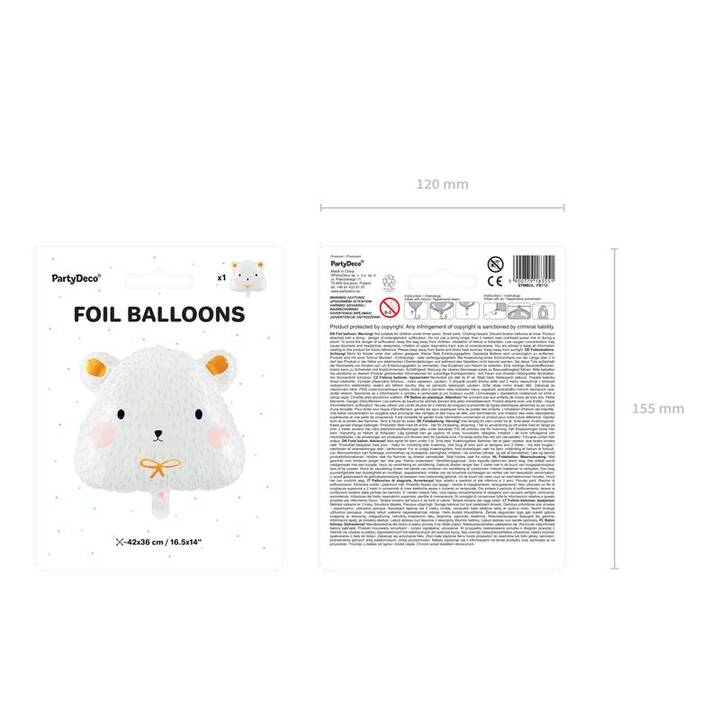 PARTYDECO Ballon FB112  (1 pièce)
