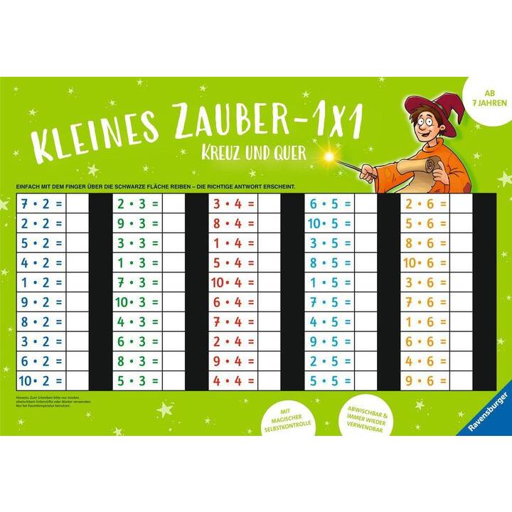 Zaubertafel: Kleines Zauber-1x1: Kreuz und quer