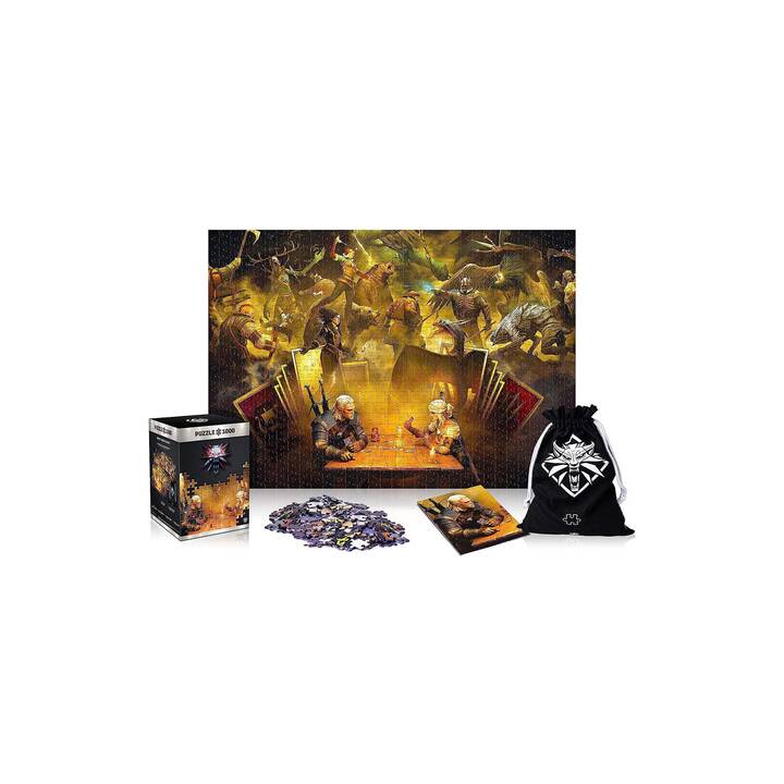 GOOD LOOT The Witcher Playing Gwent Puzzle (1000 pièce)