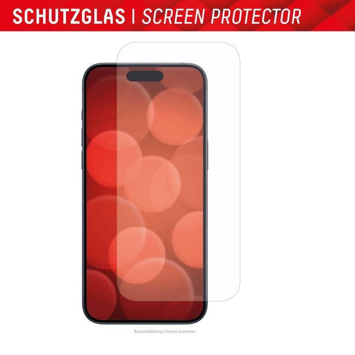 DISPLEX Verre de protection d'écran (iPhone 15, iPhone 15 Pro, 1 pièce)