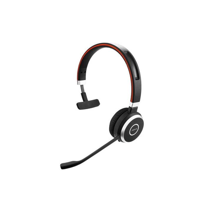 JABRA Office Headset Evolve 65SE (On-Ear, Kabel und Kabellos, Schwarz)