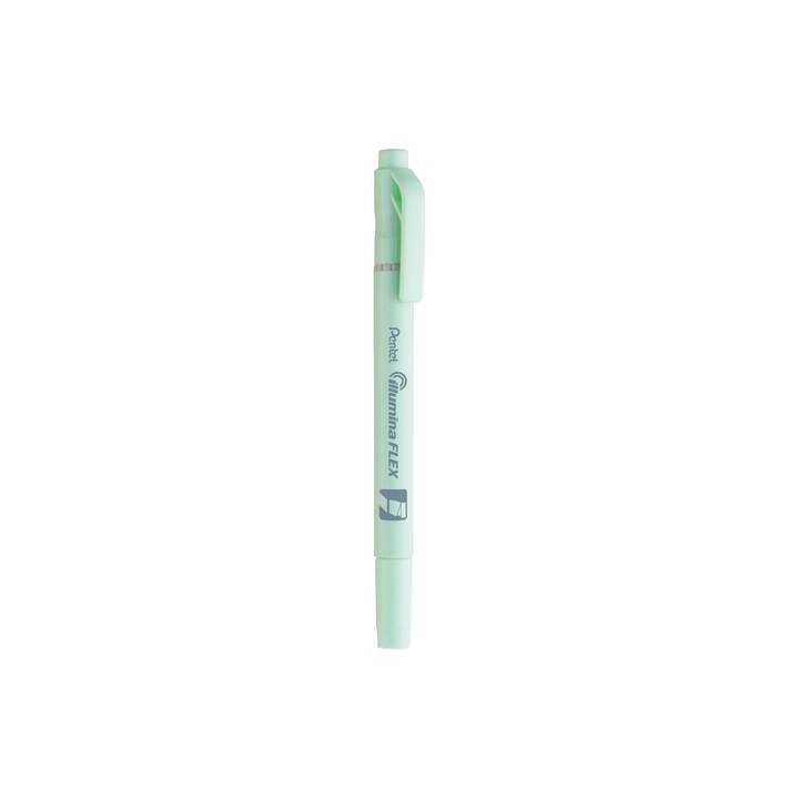 PENTEL Evidenziatore Illumina Flex (Verde, 1 pezzo)