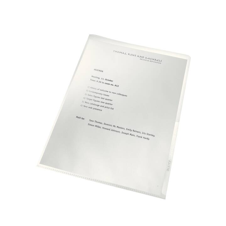 LEITZ Cartellina organizzativa (Transparente, A4, 1 pezzo)