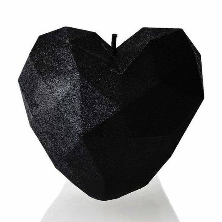 CANDELLANA Bougie à motifs Origami (Noir)