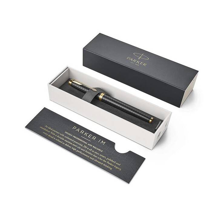 PARKER Premium Penne stilografice (Nero, Oro)